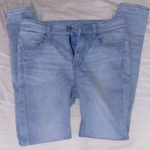 American Eagle Next Level Stretch Light Wash High Rise Jeggings